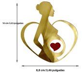 Art Acrylic Mother To Be Cake Topper for Wedding Pregnant Birthday Cake Decorations Party Supplies Baby Shower