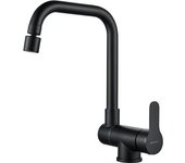 Kitchen faucet for front window, 360° swivel, folding mixer, 2 spray modes, single lever folding faucet EL9005