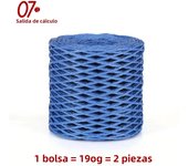 190g Raffia Yarn, Straw Paper Yarn Made in Bamboo Fiber, Handmade DIY Materials, Suitable for Making Summer Hat, Slippers, Bags, Cup Sets, Various Cute Ornaments, Hanging Ornaments, Ropes for Wrapping Gift Boxes and Bouquets, Etc. 1 Bag = 190g = 2