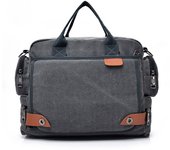 Brand Men Crossbody Bags Male Canvas Shoulder Bags Boy Messenger Bags Man Handbags for Travel Casual Large Satchel Grey