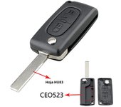 YIQIXIN Remote Car Key Shell Cover For Peugeot 207 307 308 407 607 807 For Citroen C2 C3 C4 C5 C6 HU83/VA2 Blade CE0523 CE0536