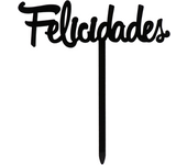 Glotomania Topper para Tarta Dekora - Felicidades