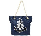Mestre Artesão® Bolsa de Praia Âncora Azul - 0002
