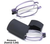 Folding Reading Glasses for Men and Women Telescopic Legs Rotation Presbyopia Eyeglasses Includes Glasses Case Strength+1.0-4.0