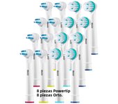 4/8/16 Pcs Interproximal Clean Replacement Brush Heads For Oral B Professional Ortho Orthodontic Electric Toothbrush Heads