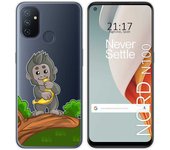 Tumundosmartphone Funda Gel Transparente para Oneplus Nord N100 diseño Mono Dibujos