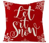 Christmas Red Throw Pillow Case Holiday Home Decoration Cushion  Cover cojines decorativos para sofá poszewki na poduszki
