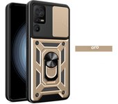 Shockproof Armor Magnetic Case for TCL 40 30 SE 4G Slide Camera Protect Cover