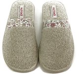 Vulladi mod. 7050 zapatilla casa para mujer en toalla rizo, sin cordones