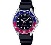 Reloj de pulsera CASIO Collection - MDV-10-1A2VEF correa color: Negro Dial Negro Hombre