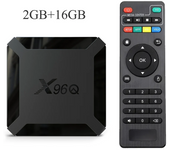 X96Q TV Box Android 10.0 Allwinner H313 Quad Core 4K 60fps 2.4G Wifi HD10 Media Player 2G16G H.265 iptv Home Theater Set Top Box