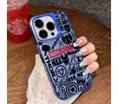 Marvel Logo Cover Phone Case for iPhone 15 Plus 11 Pro Max 12 Pro X 14 Pro 13 XS Max XR Shockproof Soft