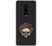 Funda compatible con Xiaomi Mi 9T (Redmi K20) - tatoo calavera mexicana dotwork
