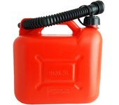 BIDON,GARRAFA DE PLASTICO DE 5 LTS HOMOLOGADO PARA COMBUSTIBLE,GASOLINA...ETC...
