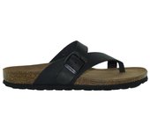 Sandalias de Dedo Inter-Bios 7119 de Piel con Plantilla Acolchada para un Verano Cómodo