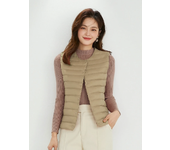Spring Women Sleeveless Puffer Vest Women's Ultra Light Down Vest Women Waistcoat Portable Warm Liner Inner Cloth Winter