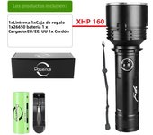 Most Powerful Professional Diving Flashlight XHP160 Underwater Lamp Powerful Scuba Diving Torch Light High Power18650 Flashlight