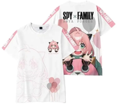 2024 New Summer Spy X Family 3d Printed T-Shirt Anime Cute Childs Short Sleeve Tops Super Large Breathable Kids Adults Versatile