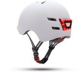 Youin Casco LED frontal y trasero Blanco Talla L