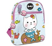 Mochila Mediana B4U Mermaid Cats 30Cm