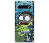 Funda original compatible con Samsung Galaxy S10 Plus - Rick y Morty Morty Smith