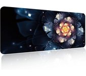 Alfombrilla de Ratón 400*900*3mm Gaming Mousepad Grande Alfombrilla Raton para Juegos Impermeable Antideslizante Suave Alfombrilla de Escritorio Oficina Portátil Flores