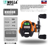New Electronic Baitcasting Fishing Reel Led Screen USB And Solar Charging 7.2:1 Sea Saltwater Waterproof Cast Drum Wheel Casting
