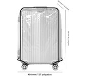 Full Transparent Luggage Protector Cover Waterproof Dustproof Durable Suitcase Cover PVC Trolley Case Cover Luggage Accessories