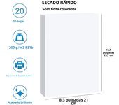 ESHANG High Quality A4 3R 4R 5R Glossy Photo Paper 200G 100/20sheets High Gloss Quick Dry for Canon Epson HP Inkjet Printer