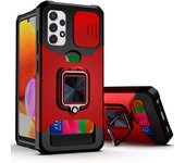 Best Sale Armor Card Holder Phone Case For Samsung A52 72 12 13 14 15 22 23 25 35  Back Covers Ring Phone Bag For Galaxy A73 A53