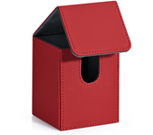 MTG Card Deck Box,Card Storage Box holds 100+ Single Sleeved Cards, PU Leather Magnetic Closure for Magic cards TCG cards