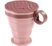 Taza de camping plegable 220 ml con tapa -