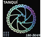 TANKE Bike Disc Brake 140 160 180 203 Rotors With Bolts Hydraulic Brake Road Mountain Bicycle MTB Oil Slick Rotor Bicycle Parts