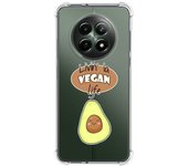 Tumundosmartphone Funda Silicona Antigolpes para Realme 12 5G / 12x 5G diseño Vegan Life Dibujos