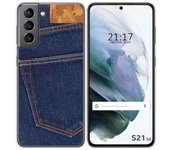 Tumundosmartphone Funda Gel Tpu para Samsung Galaxy S21 5G diseño Vaquero Dibujos