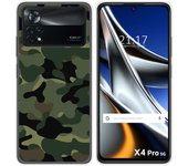 Funda Silicona para Xiaomi POCO X4 Pro 5G diseño Camuflaje Dibujos