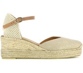 CAMILA'S Alpargatas de cuña RONDA de color Beige