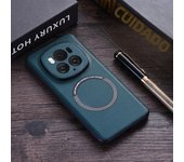Luxury PU Leather Cover For Honor Magic 6 Pro 5 Pro 4 3 Honor 100Pro 90 Pro X7A X8A X9A Magsafe Magnetic Wireless Charging Case