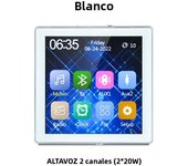 Mini Touch Screen 4*25W Stereo Music Panel PA SystemBluetooth Wall Amplifier Smart Home Audio Ceiling Speaker Wall Amplifier ﻿