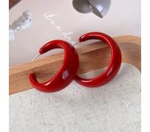 Pendientes Mujer, Pendientes de aro pequeños para mujer, pendientes gruesos, pequeños, Huggie, pendientes de aro pequeños, ligeros y anchos, mejor regalo para madre