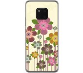 Tumundosmartphone Funda Gel Tpu para Huawei Mate 20 Pro Diseño Primavera En Flor Dibujos