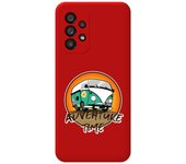 Funda Silicona Líquida Roja para Samsung Galaxy A53 5G diseño Adventure Time Dibujos