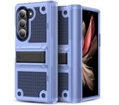 Para Samsung Galaxy Z Fold 6 Funda con Pata de Cabra, Slim Fit A Prueba de Golpes Durable PC Hard Suave TPU Funda para Samsung Galaxy Z Fold6