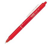 Bolígrafo Pilot Frixion Clicker Tinta borrable Rojo 0,4 mm 12 Unidades