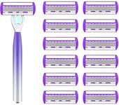 Shaver Brand New Design Women Razor Shaving Six Layer Shaver Reusable Razor Imported Blade Multi Tool Head Change