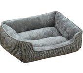 Square Lattice Pet Bed Detachable Washable Dog Nest Cat Nest Double-sided Usable Cotton Pad Thickened Sofa Mats Pet Accessories
