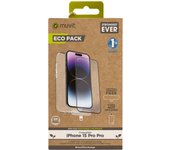Funda muvit para iphone 15 pro max + protector pantalla vidrio templado plano marco negro -  Recíbelo en 2-3 días laborables