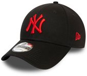 Gorra New Era NY Essential 940 Negro/Rojo - Logo Yankees