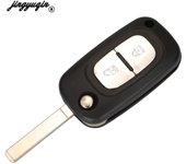jingyuqin Replacement For Renault Clio Kangoo Modus Megane Lada Flip Car Key Shell Case VA2 HU83 NE72 Blade fob 2/3 Buttons