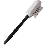 3 Side Cleaning Shoe Brush For Suede Nubuck Shoes Stain Dust Shoes Brush Steel Plastic Rubber Boot Household Cleaner Tools
